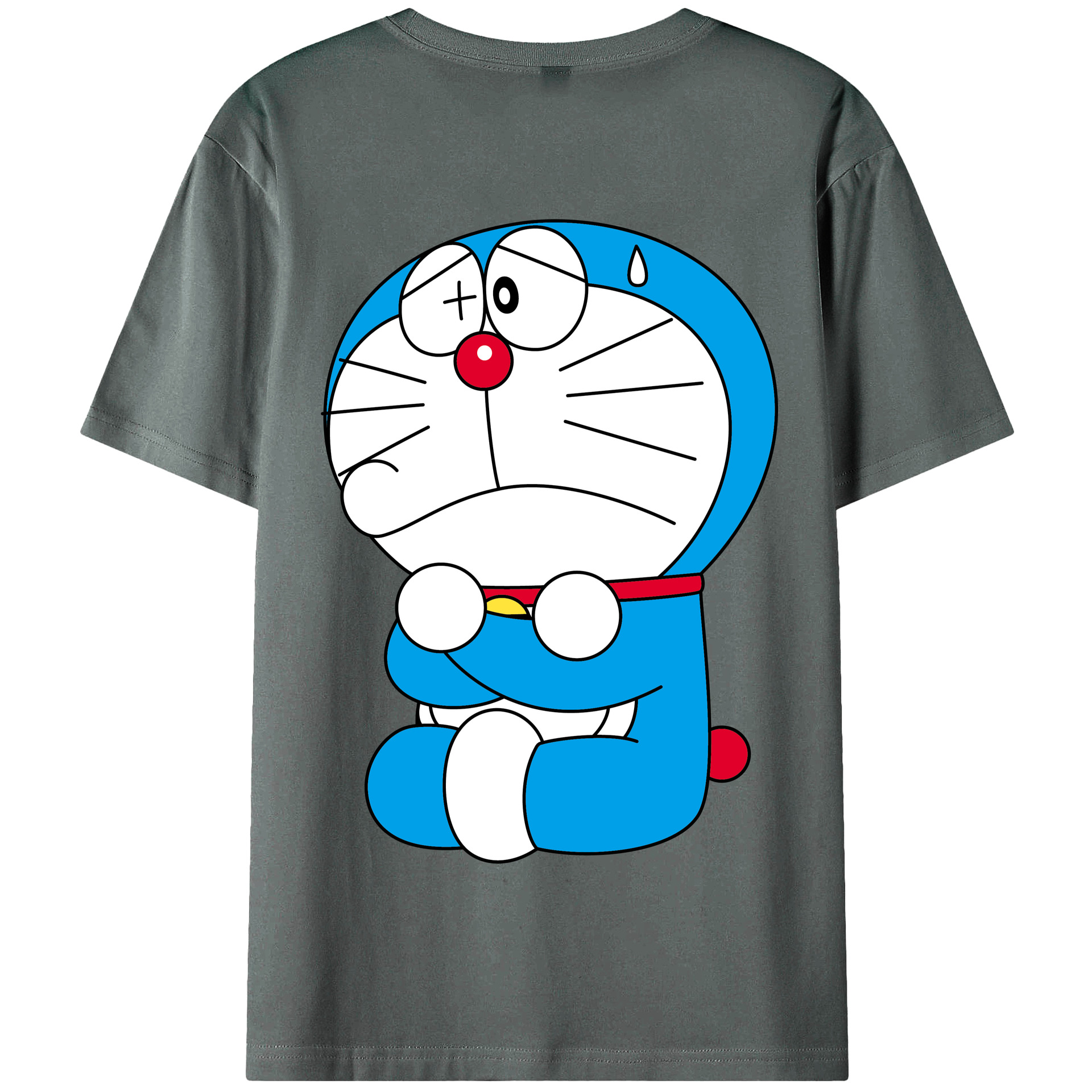（画像用） ドラえもん Doraemon 綿100％半袖Tシャツ（背面プリント）